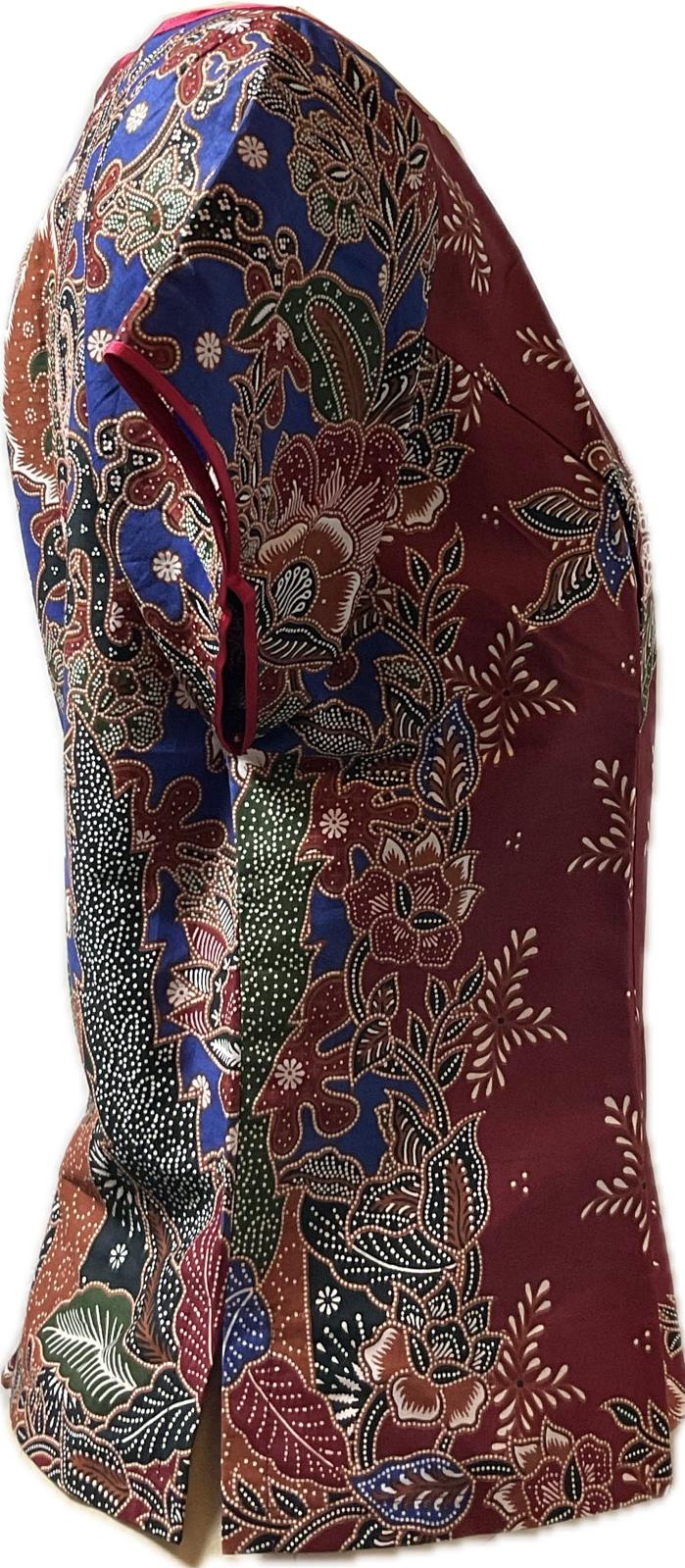 Ladies Batik Top LBT-XL-RED-E1111003