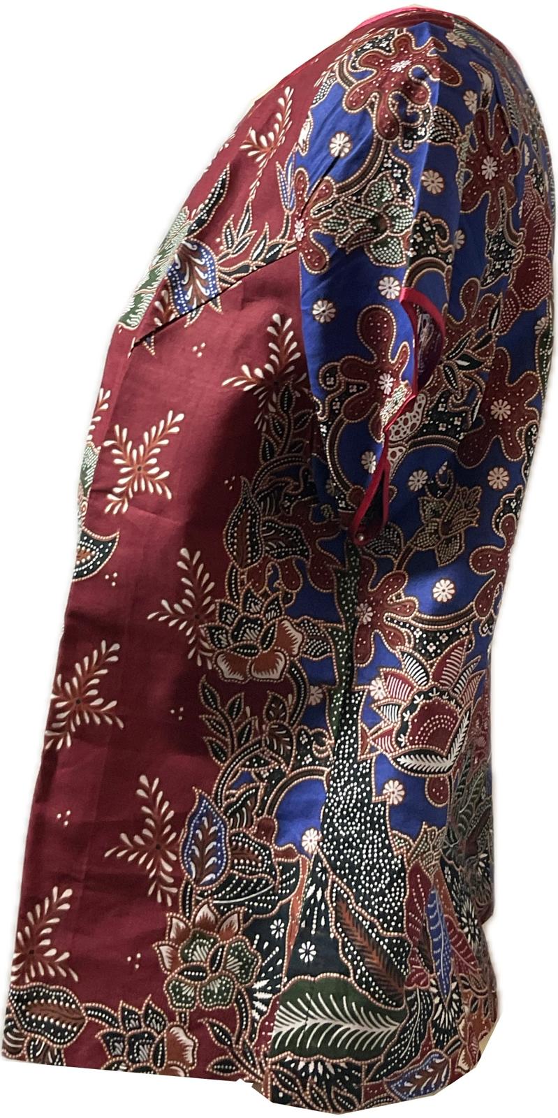 Ladies Batik Top LBT-XL-RED-E1111003