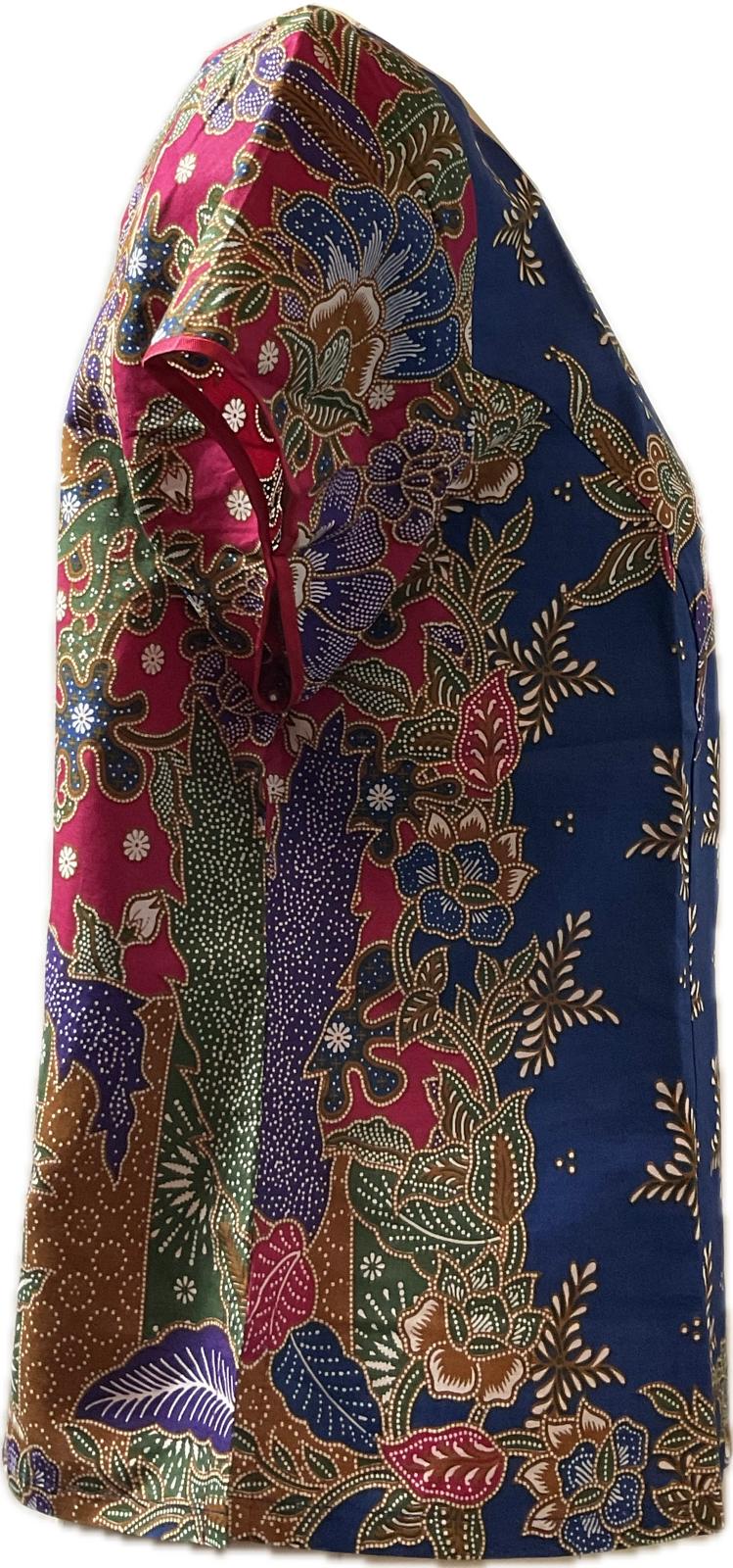 Ladies Batik Top LBT-XL-RED-E1111005
