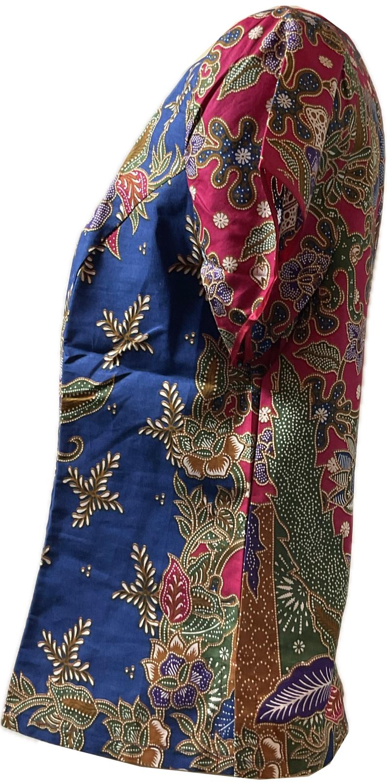 Ladies Batik Top LBT-XL-RED-E1111005