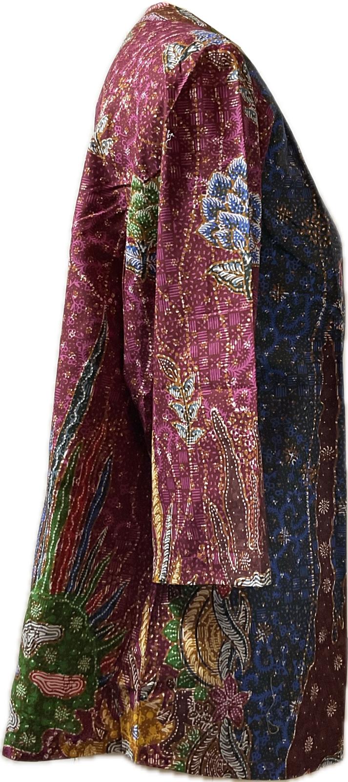 Ladies Batik Top LBT-XL-BLUE-G1111005