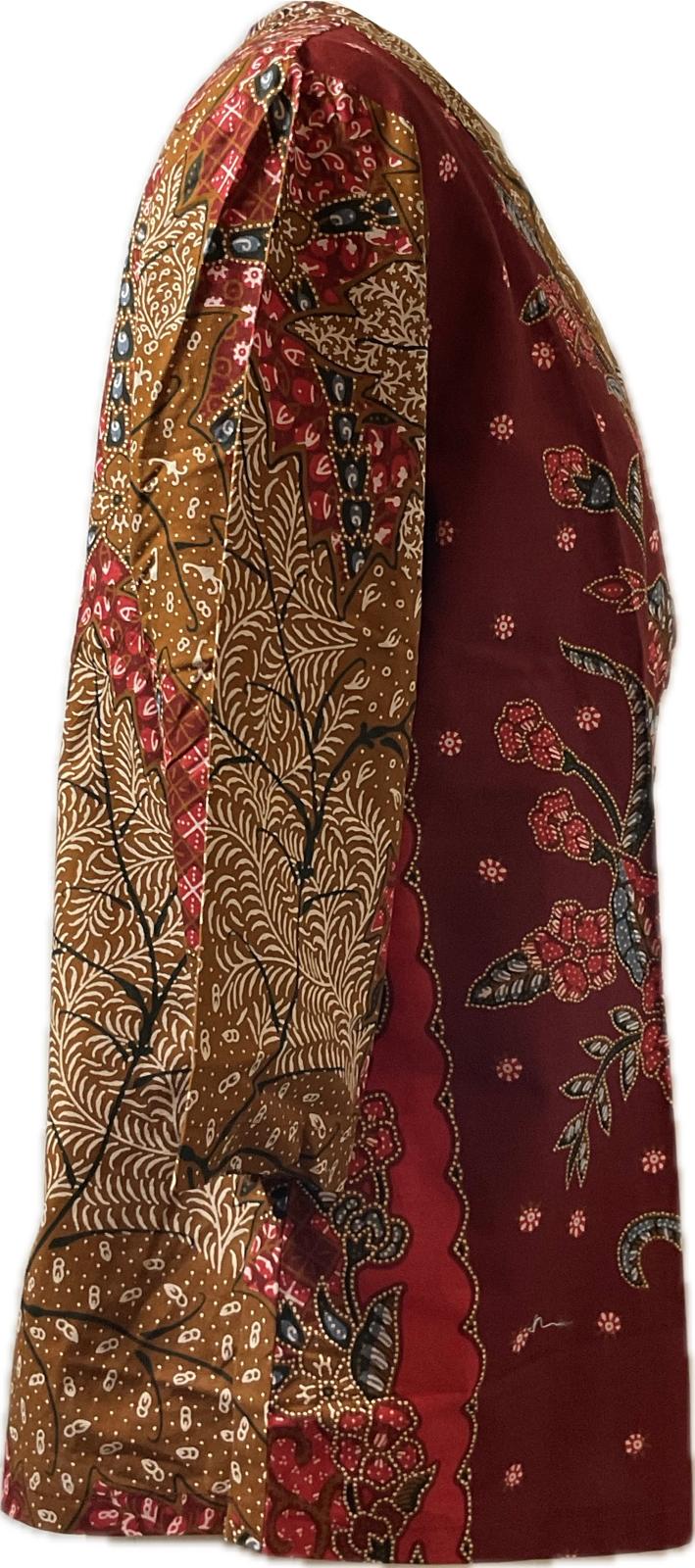 Ladies Batik Top LBT-XL-RED-G1111002