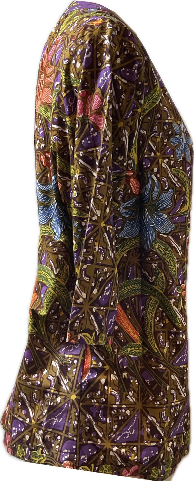 Ladies Batik Top LBT-XL-PURPLE-G1111003