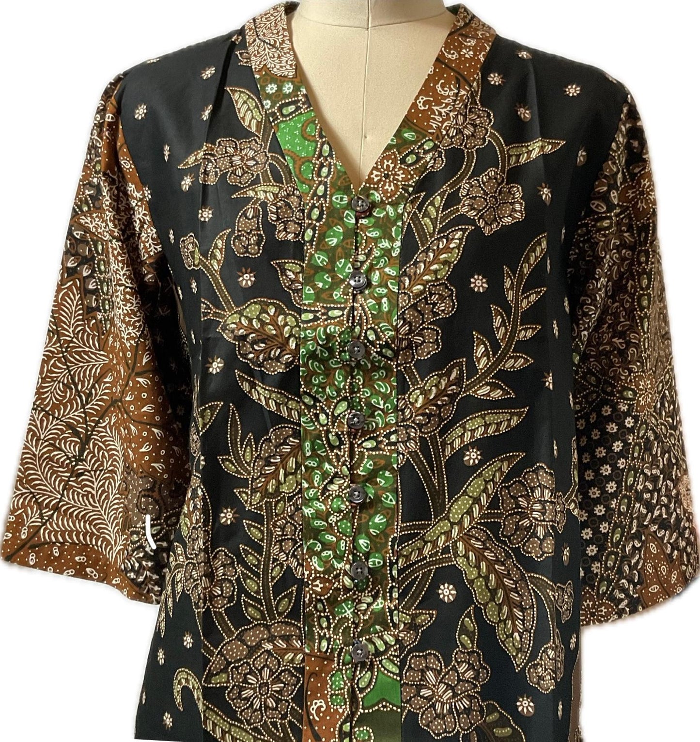 Ladies Batik Top LBT-XL-BLACK-G1111004