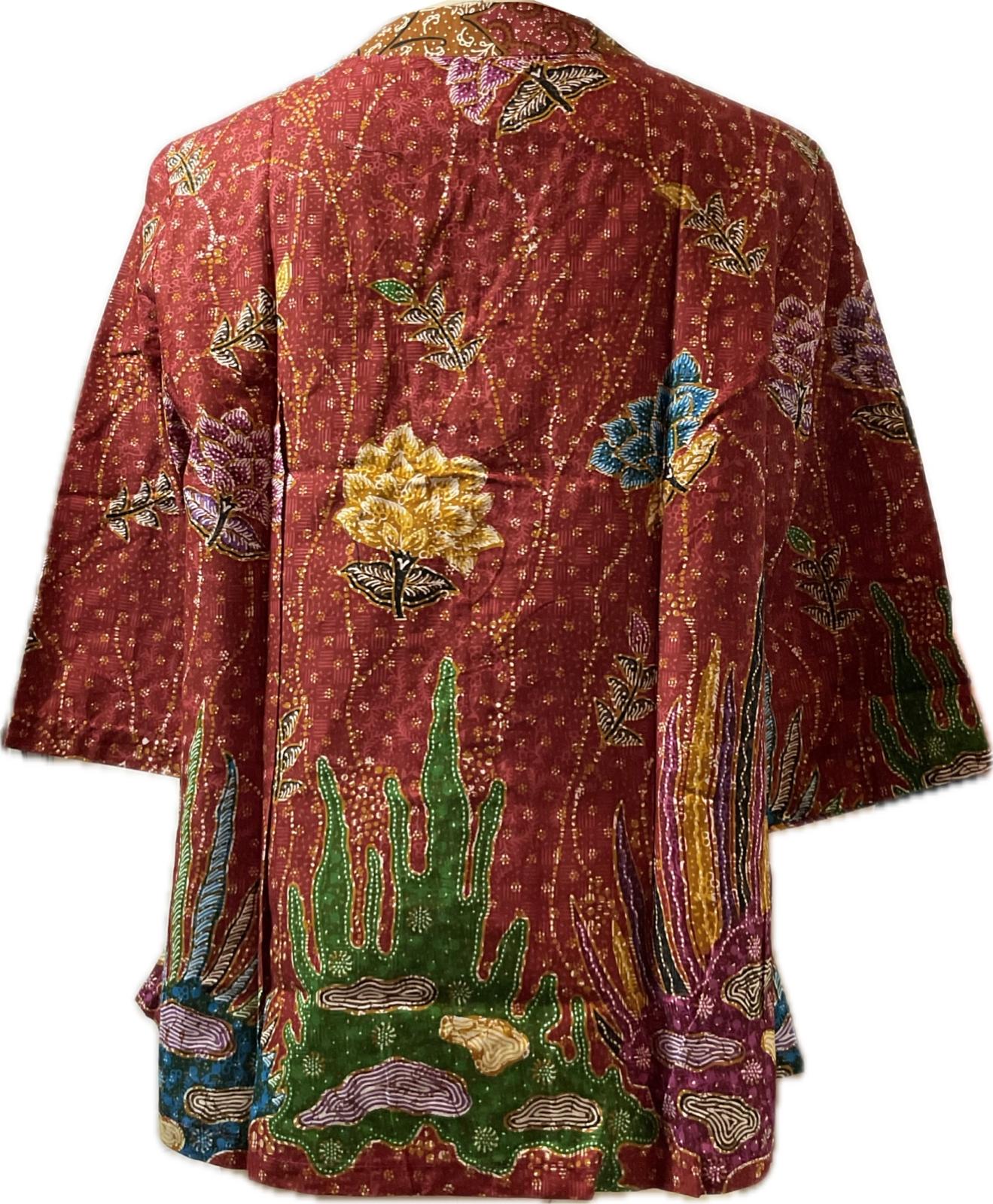 Ladies Batik Top LBT-XL-PURPLE-G1111006