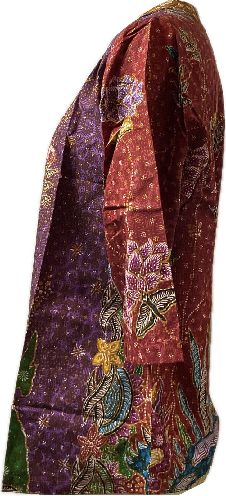 Ladies Batik Top LBT-XL-PURPLE-G1111006