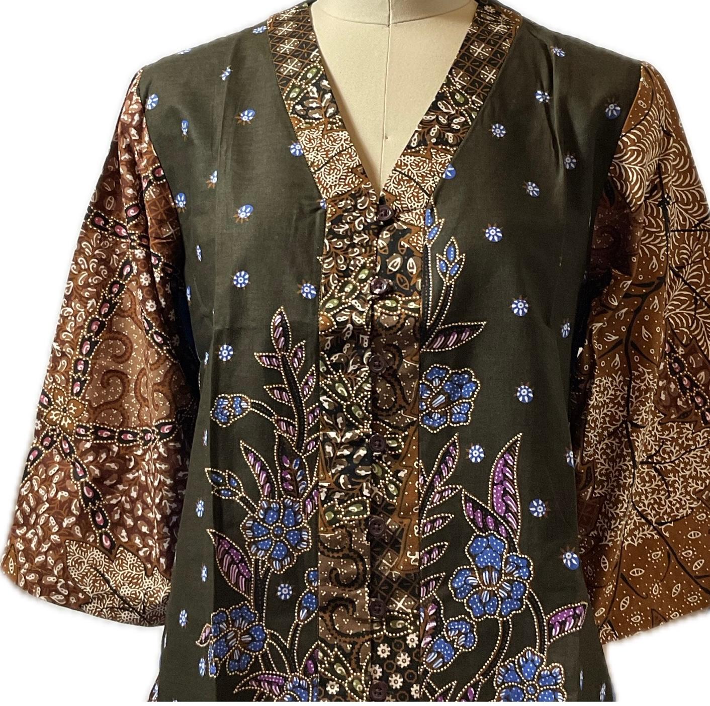 Ladies Batik Top LBT-XL-BLACK-G1111008