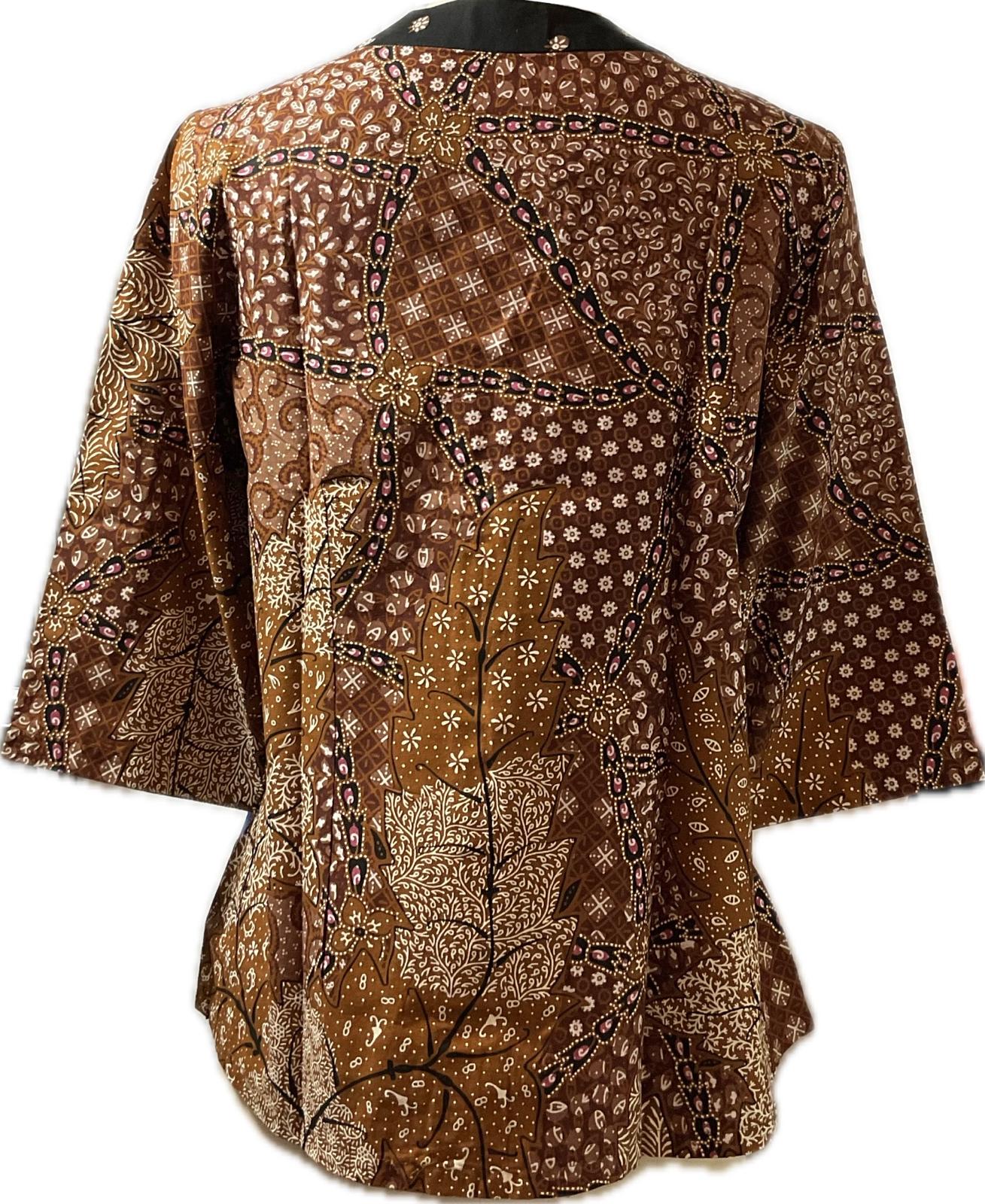 Ladies Batik Top LBT-XL-BLACK-G1111008