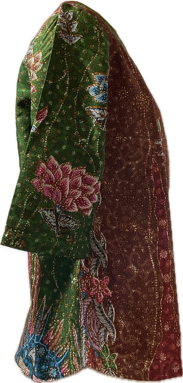 Ladies Batik Top LBT-L-BROWN-G111003