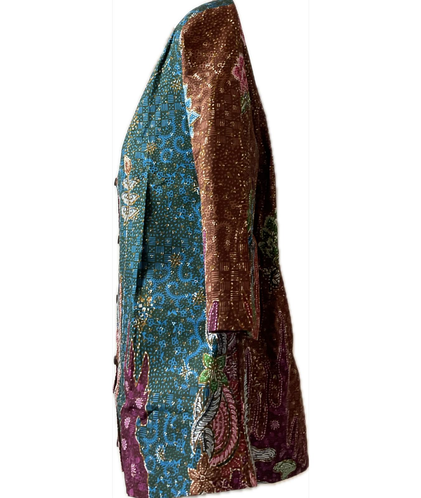 Ladies Batik Top LBT-L-BLUE-G111004