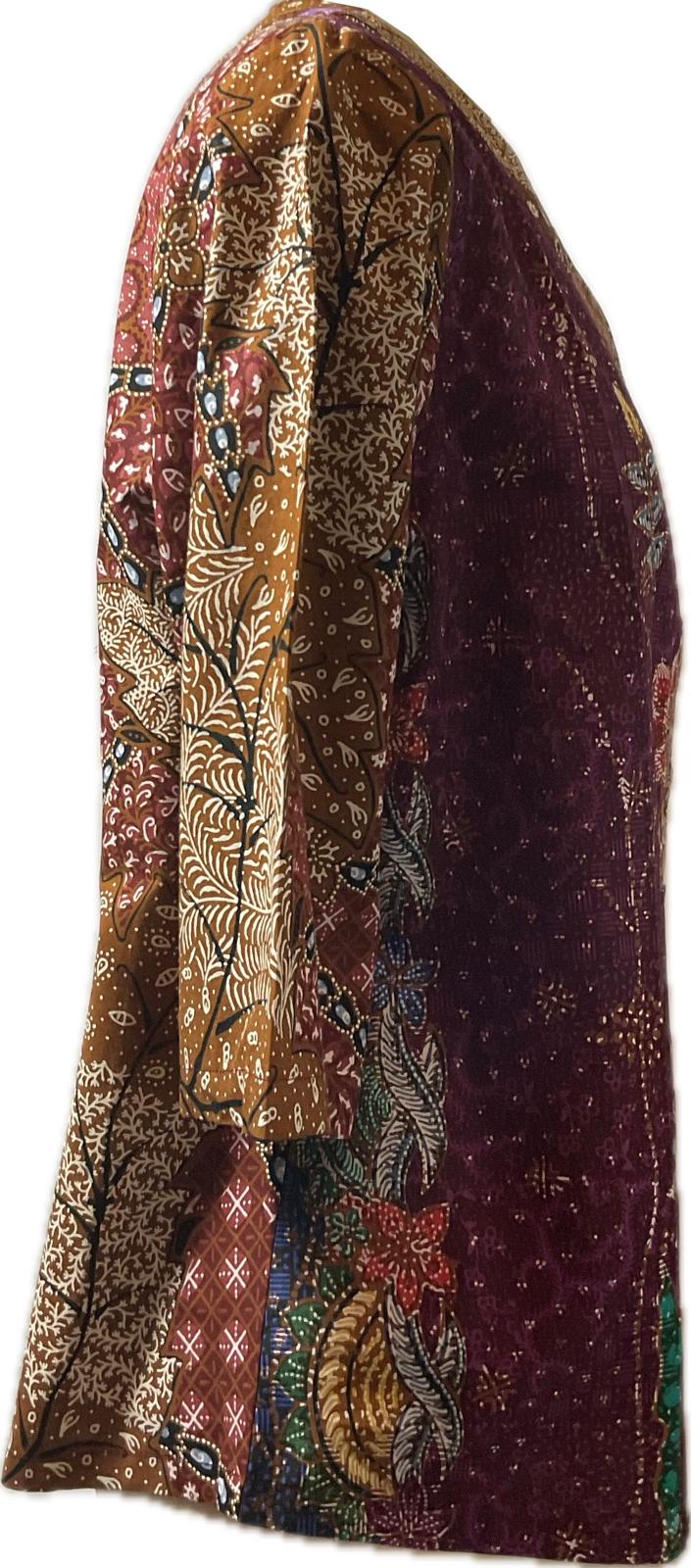 Ladies Batik Top LBT-XXL-PURPLE-G11111001