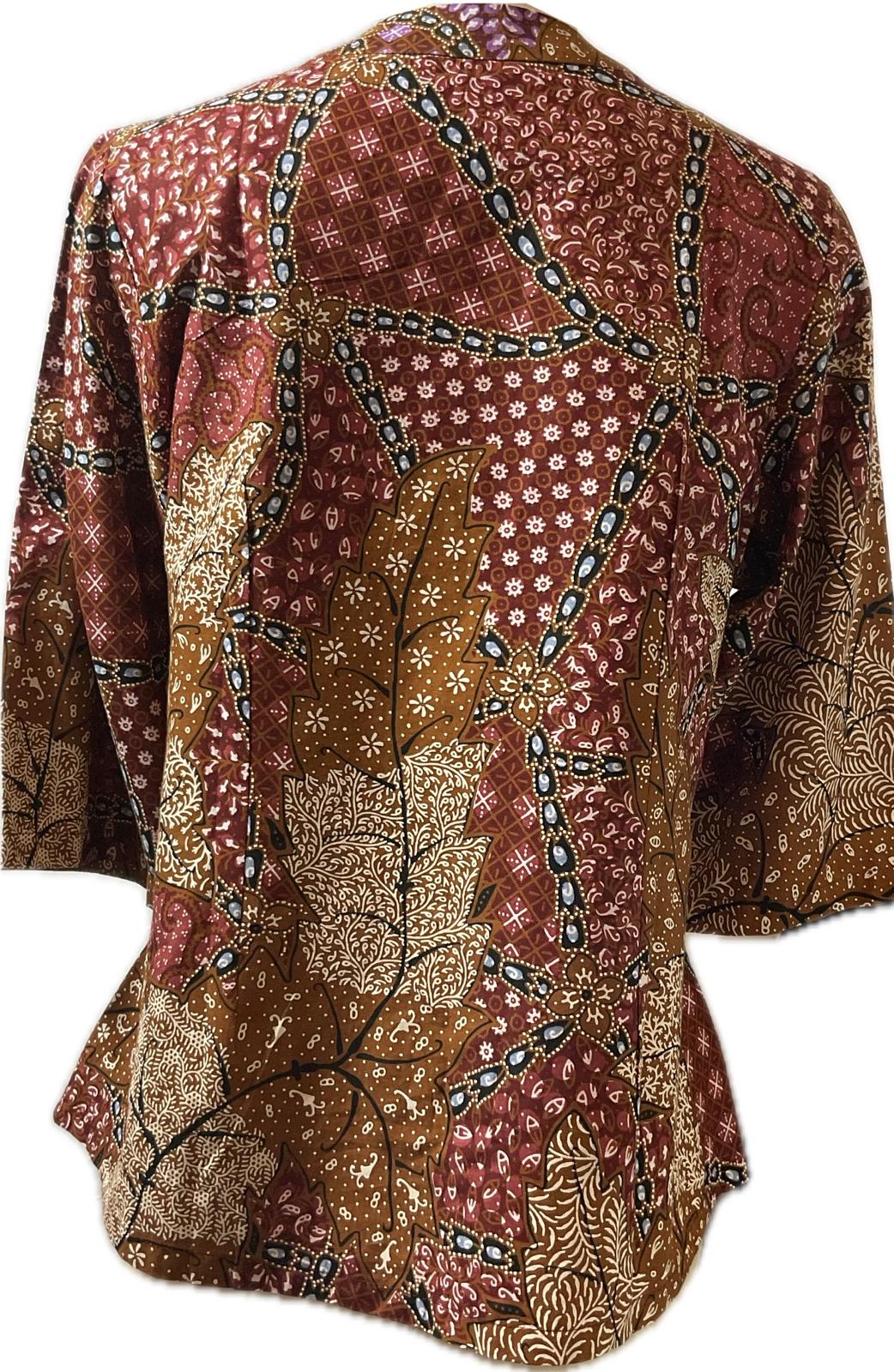 Ladies Batik Top LBT-XXL-PURPLE-G11111001