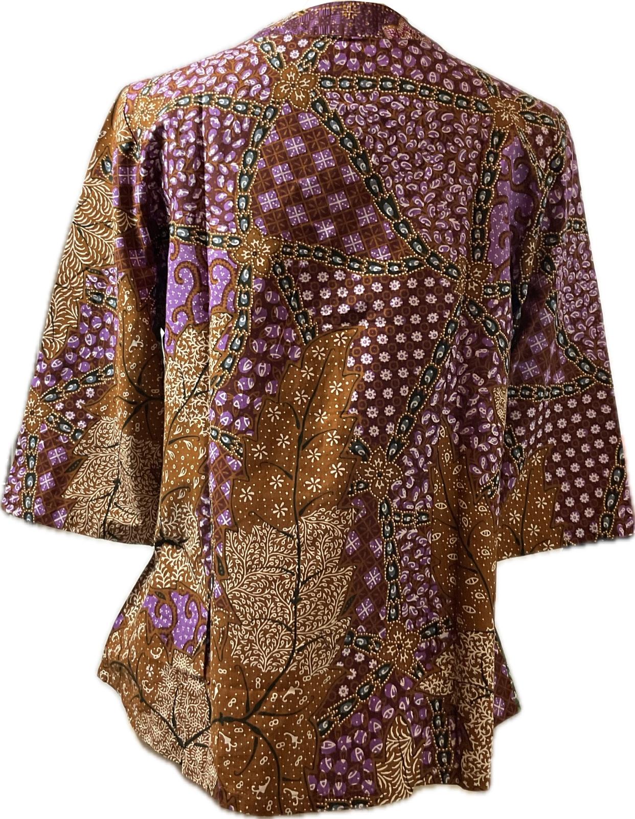 Ladies Batik Top LBT-XXL-GREEN-G11111004