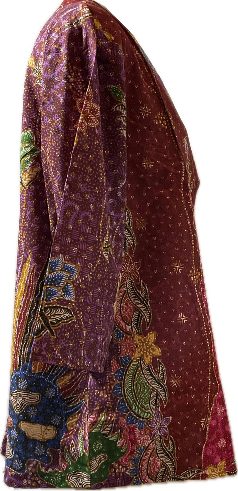 Ladies Batik Top LBT-XXXL-BROWN-G111111002