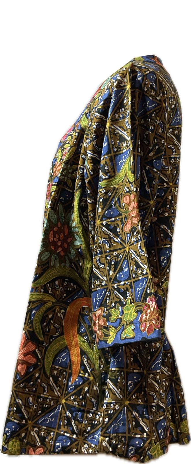 Ladies Batik Top LBT-XXXL-BLUE-G111111005