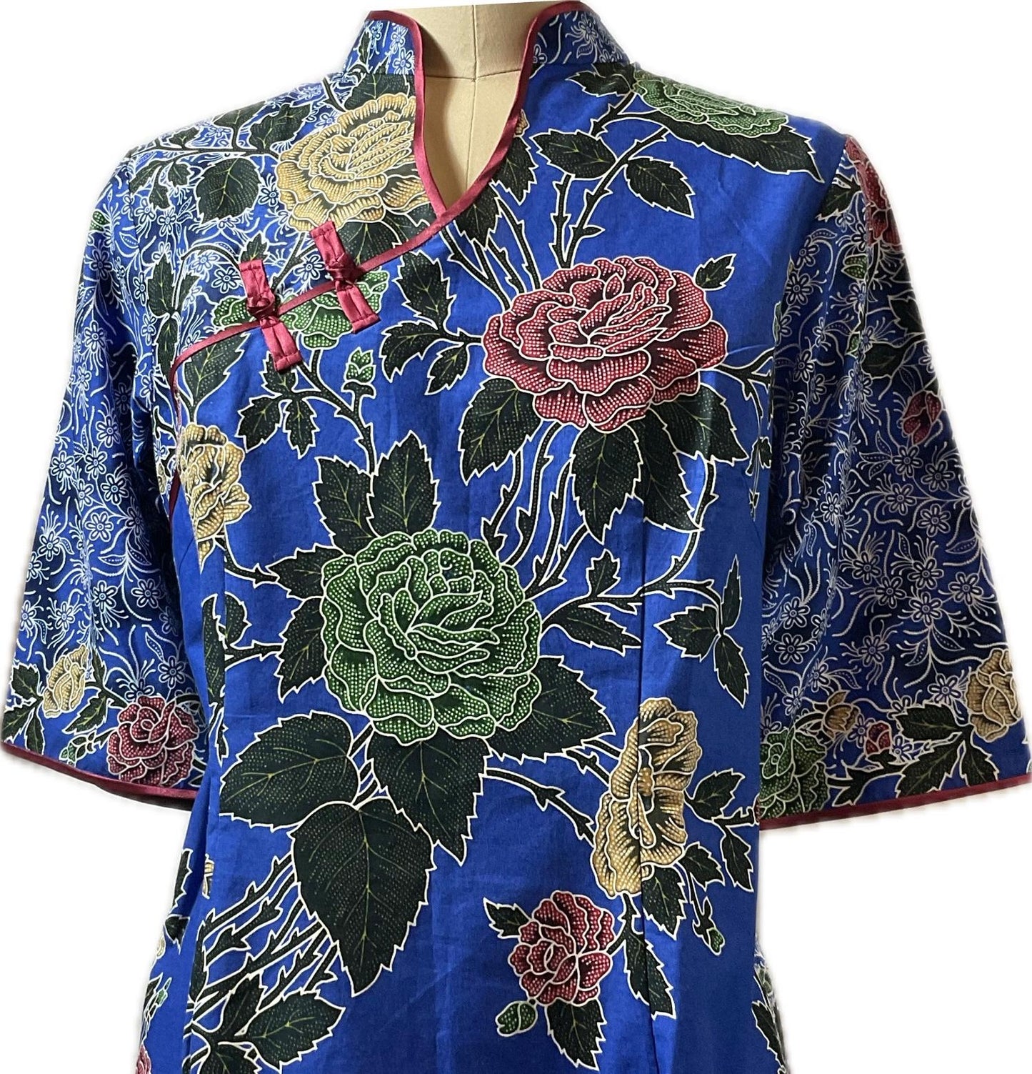 Ladies Batik Top LBT-XL-BLUE-H1111001