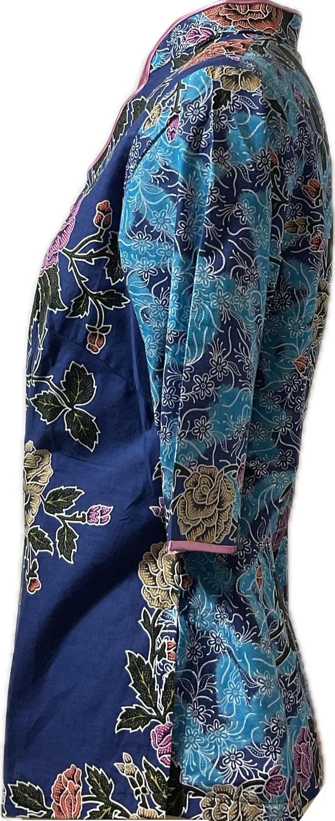 Ladies Batik Top LBT-L-BLUE-H111002