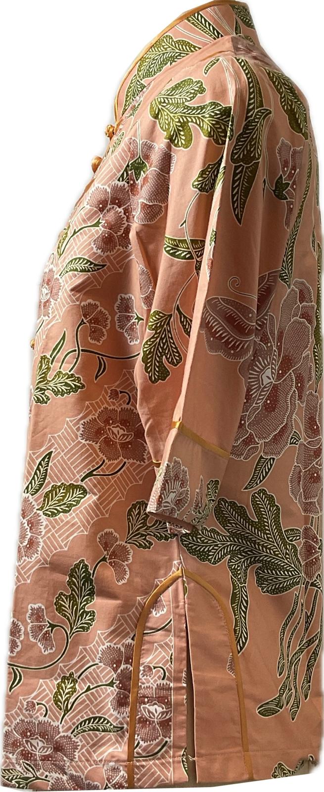 Ladies Batik Top LBT-M-PEACH-J11004