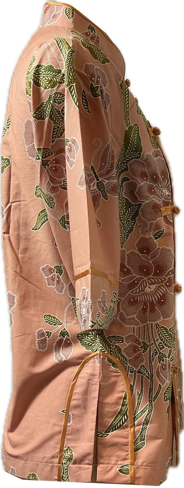 Ladies Batik Top LBT-M-PEACH-J11004