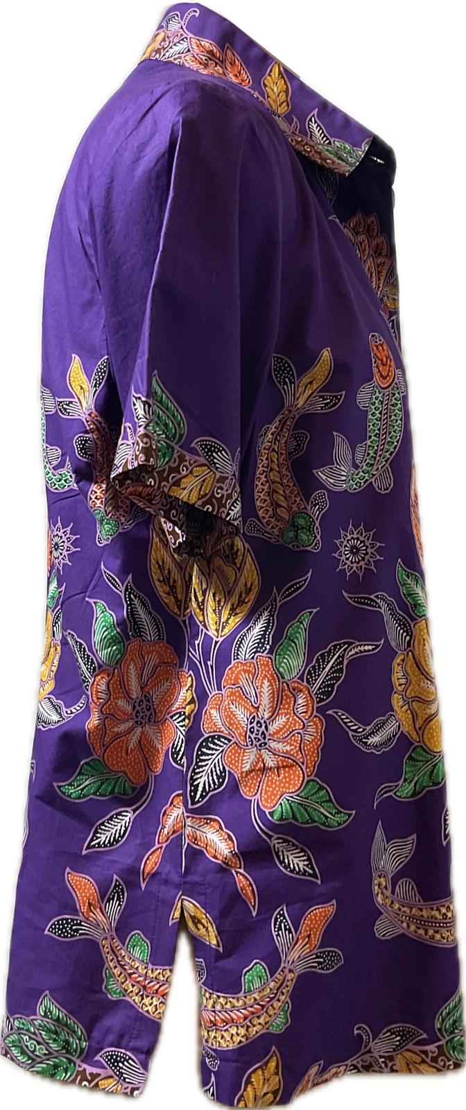 Ladies Batik Top LBT-XL-PURPLE-K1111001