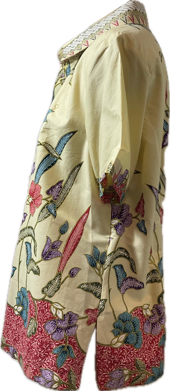 Ladies Batik Top LBT-XL-YELLOW-K1111004