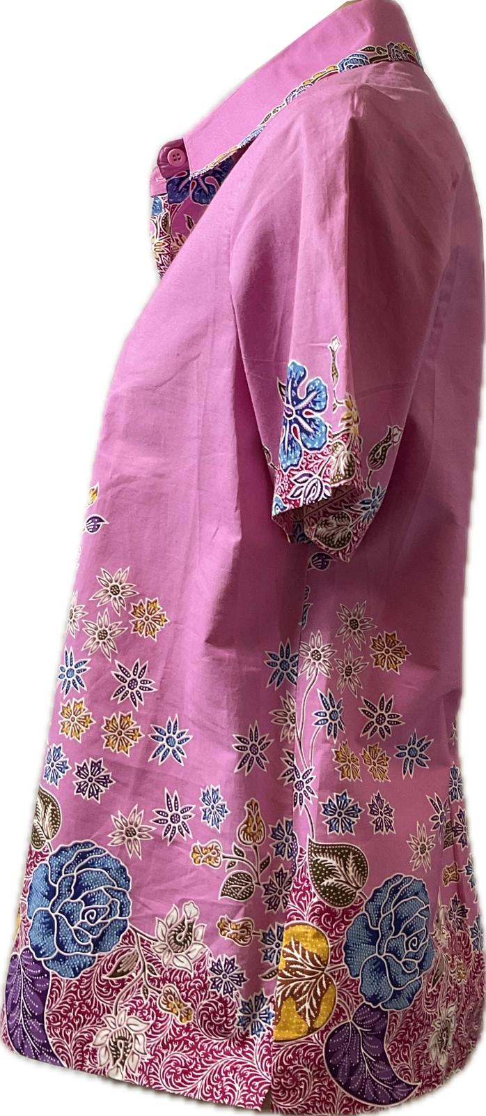 Ladies Batik Top LBT-XL-PINK-K1111005