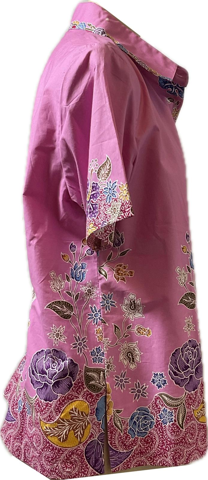 Ladies Batik Top LBT-XL-PINK-K1111005