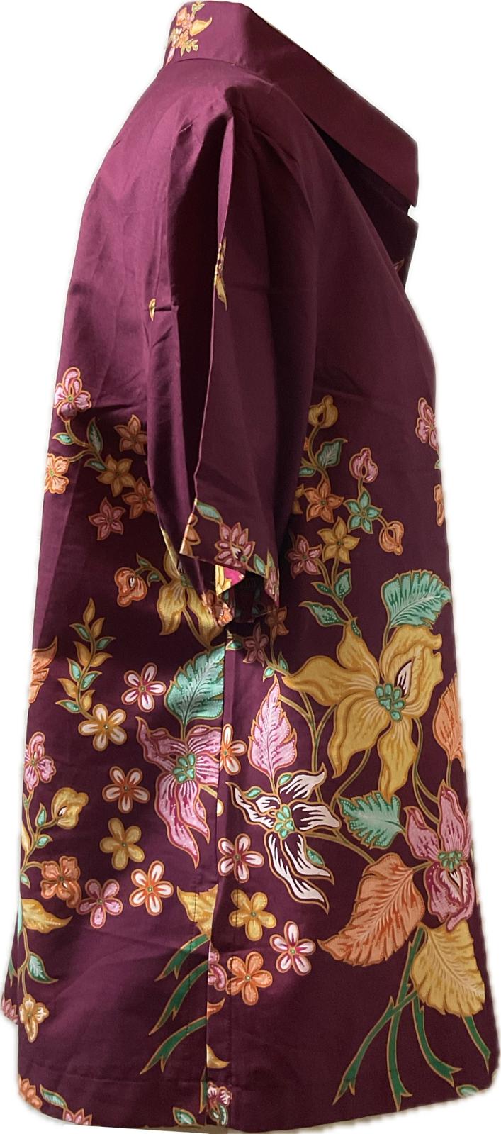 Ladies Batik Top LBT-XXXL-MAROON-K11111005