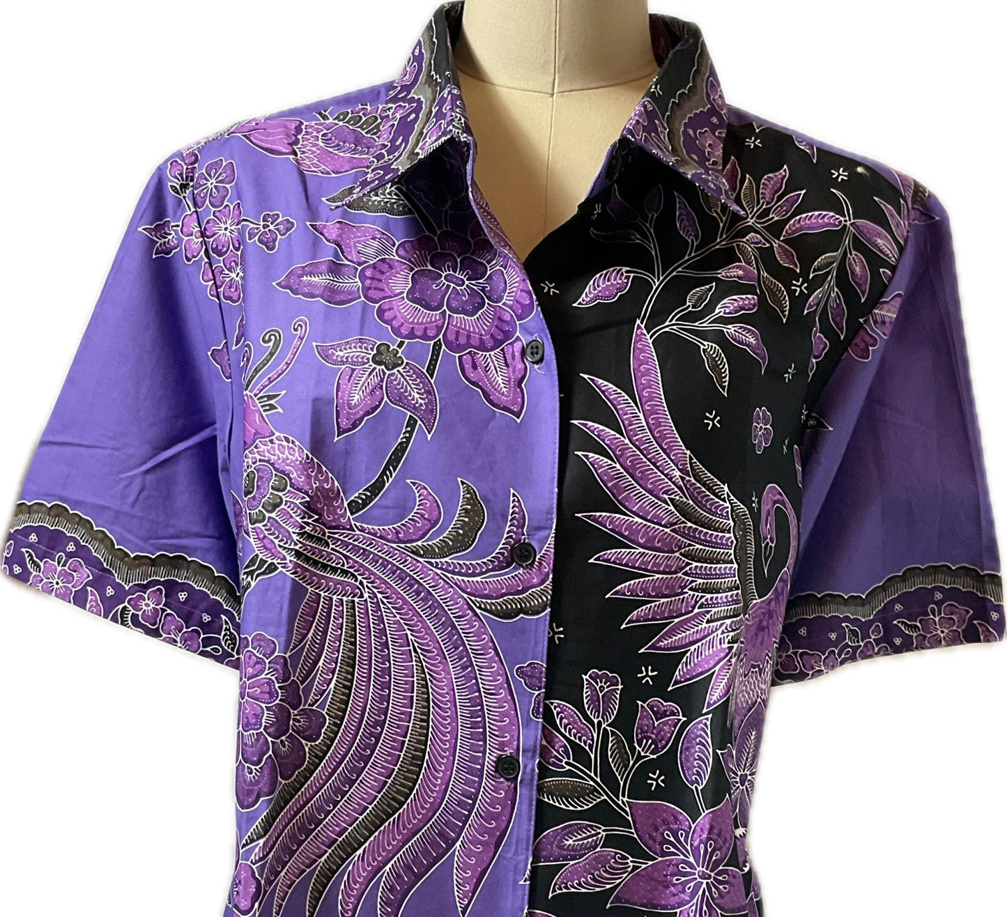 Ladies Batik Top LBT-XXXL-PURPLE-K11111006