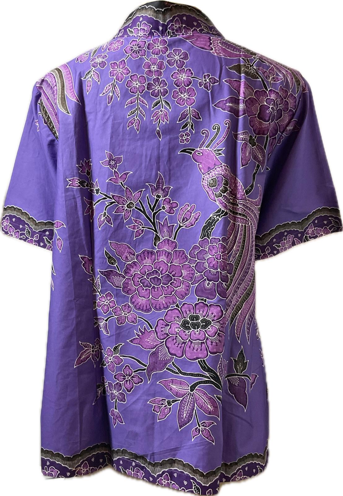 Ladies Batik Top LBT-XXXL-PURPLE-K11111006