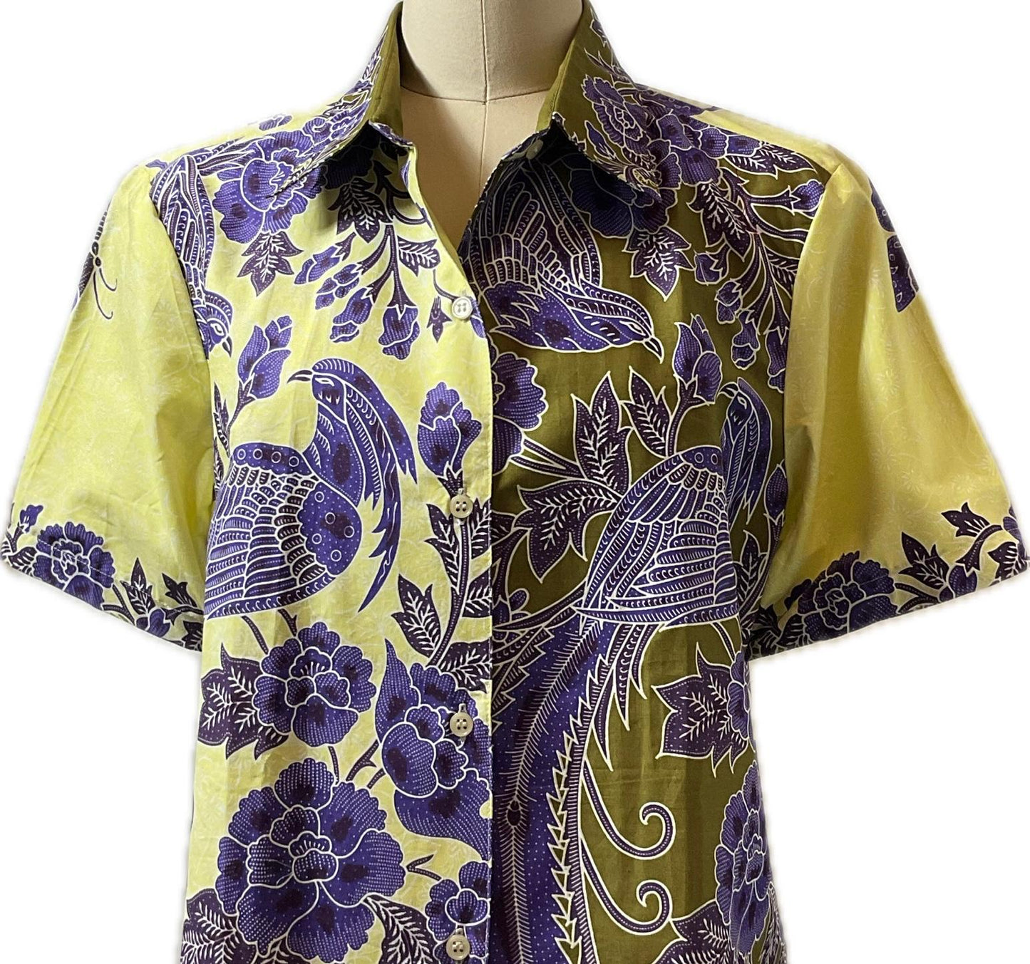 Ladies Batik Top LBT-XXL-YOLLOW-K11111001