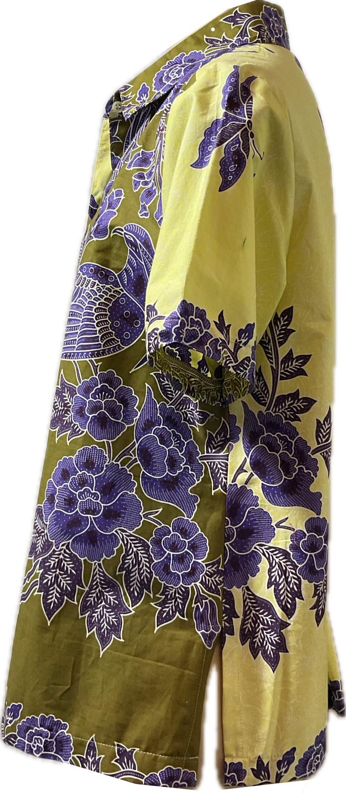 Ladies Batik Top LBT-XXL-YOLLOW-K11111001