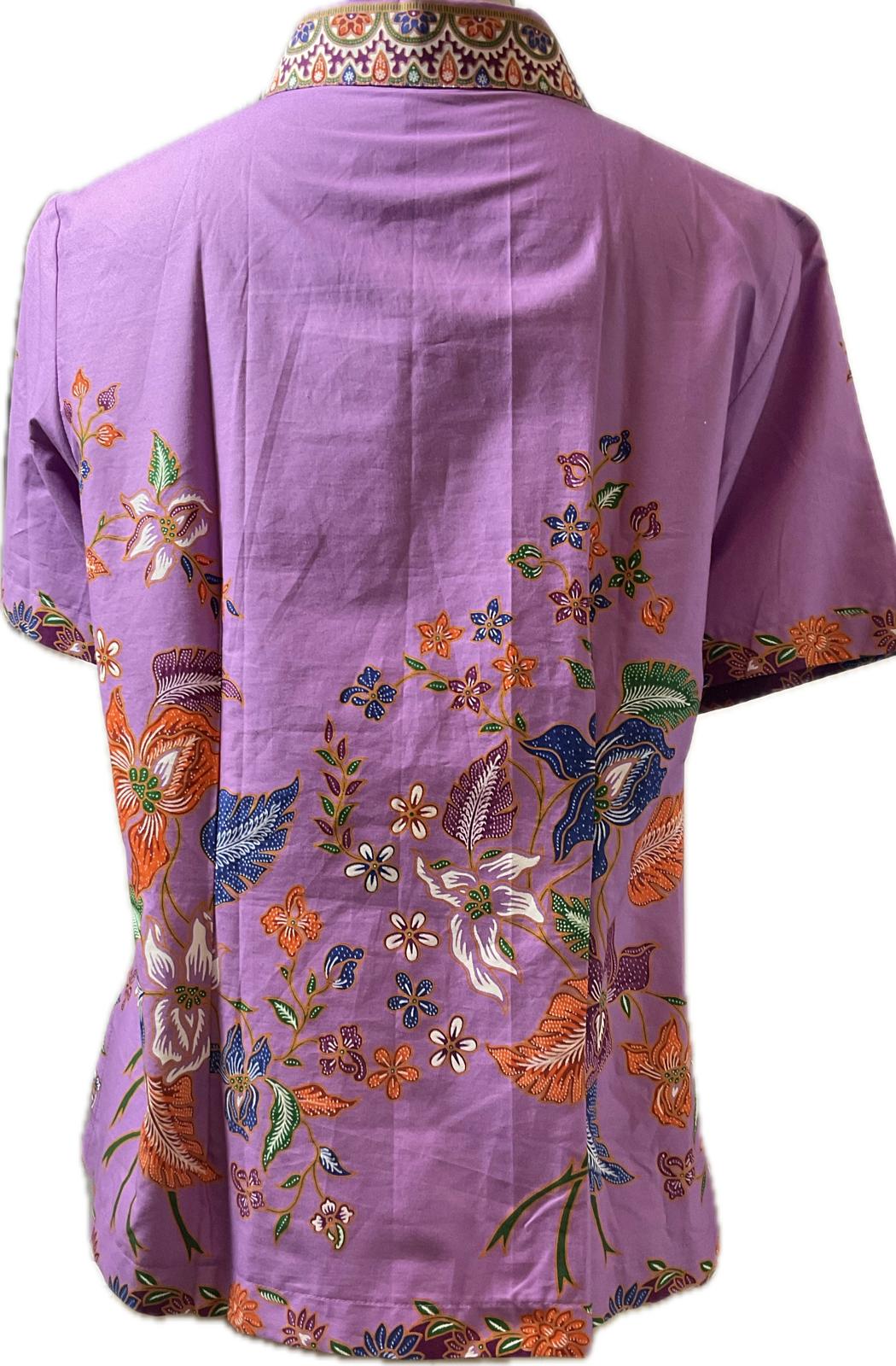 Ladies Batik Top LBT-XXL-PURPLE-K11111003