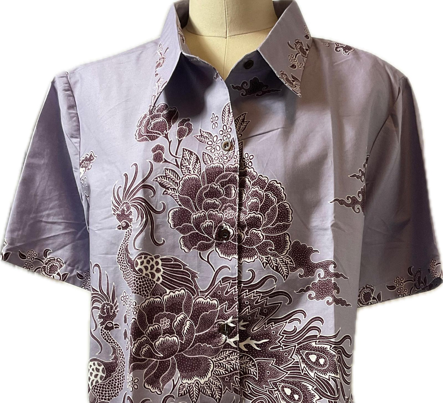 Ladies Batik Top LBT-XXXL-PURPLE-K111111001