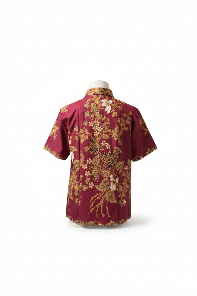 Ladies Batik Top LBT-XXXL-RED-K11111004