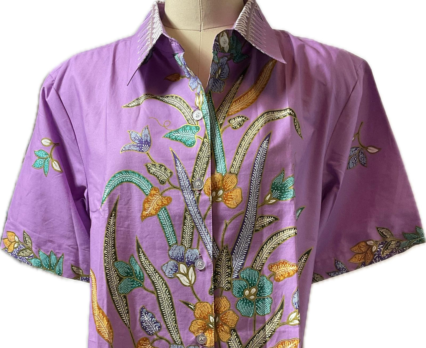 Ladies Batik Top LBT-XXXL-PURPLE-K11111003