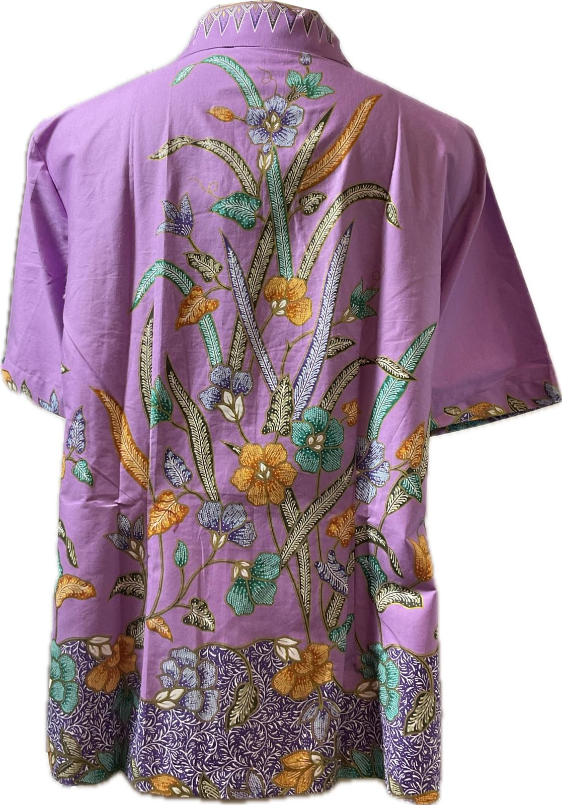 Ladies Batik Top LBT-XXXL-PURPLE-K11111003