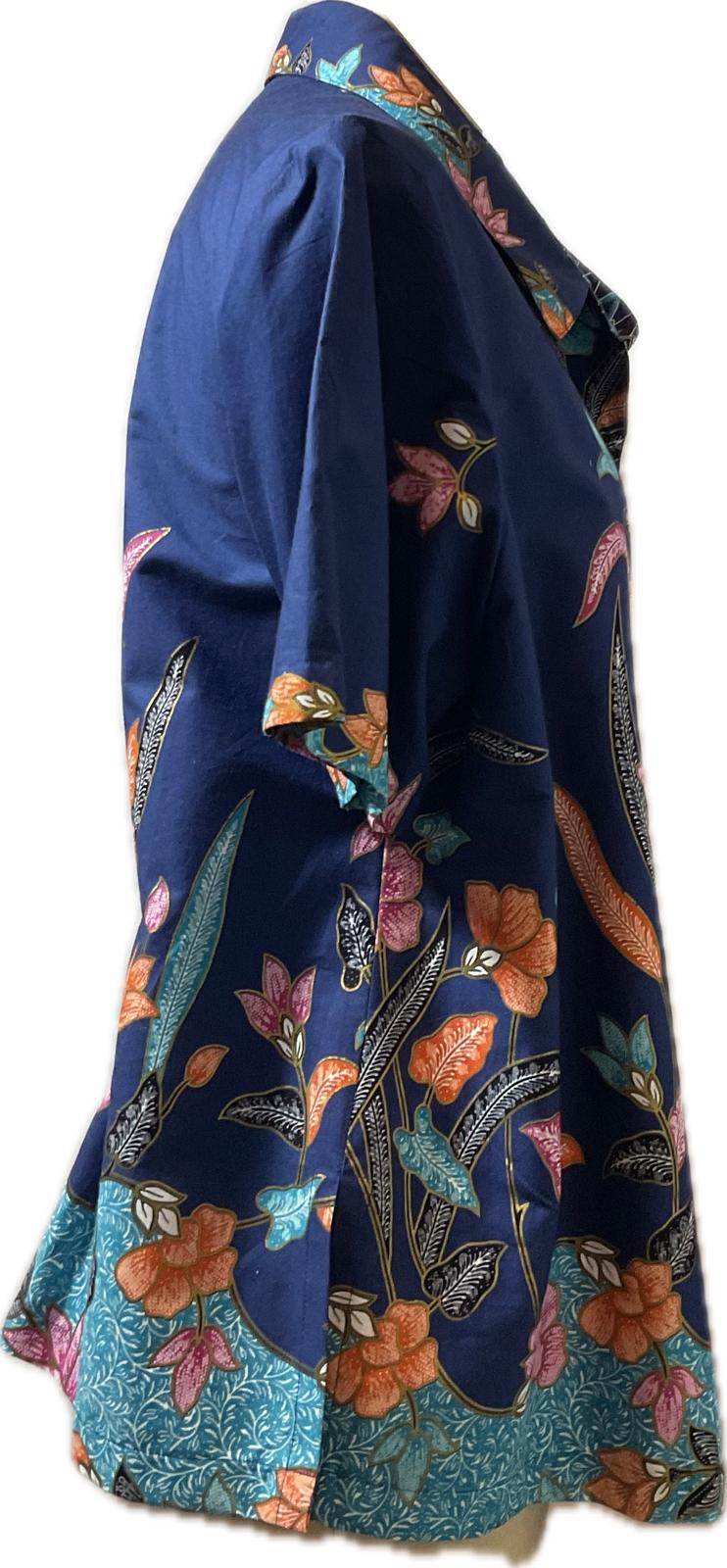 Ladies Batik Top LBT-XXXL-BLUE-K11111007