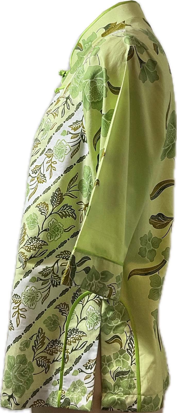 Ladies Batik Top LBT-XL-GREEN-J1111001