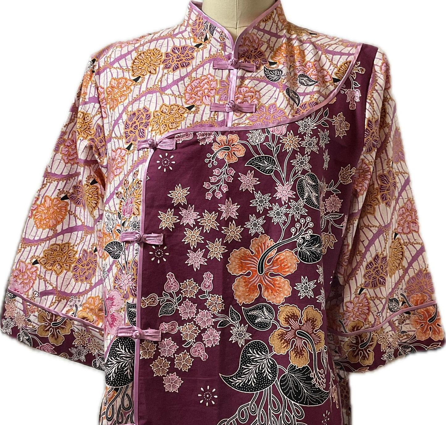 Ladies Batik Top LBT-XXXL-PUPPLE-J111111003