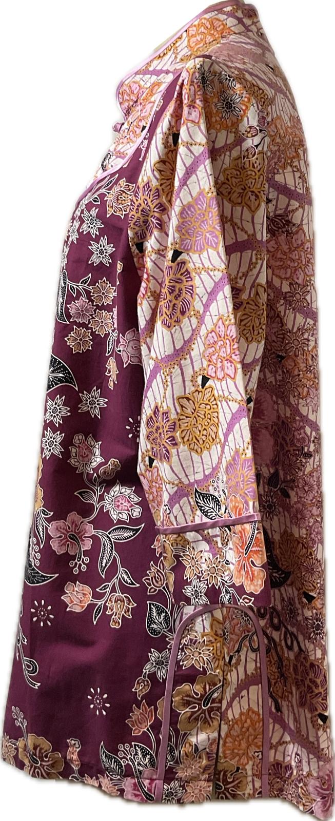 Ladies Batik Top LBT-XXXL-PUPPLE-J111111003