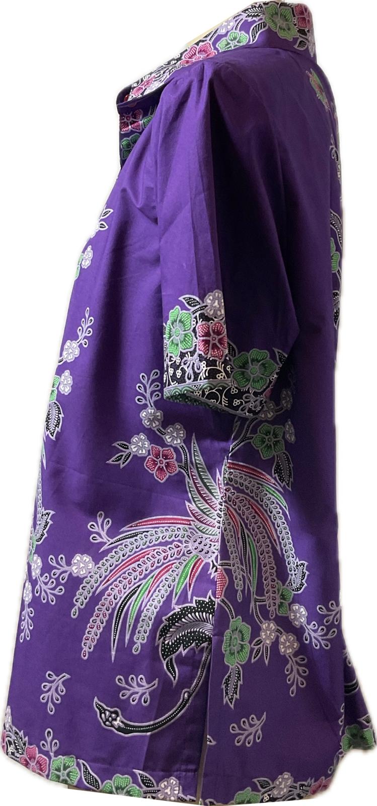 Ladies Batik Top LBT-XXL-PURPLE-K11111004