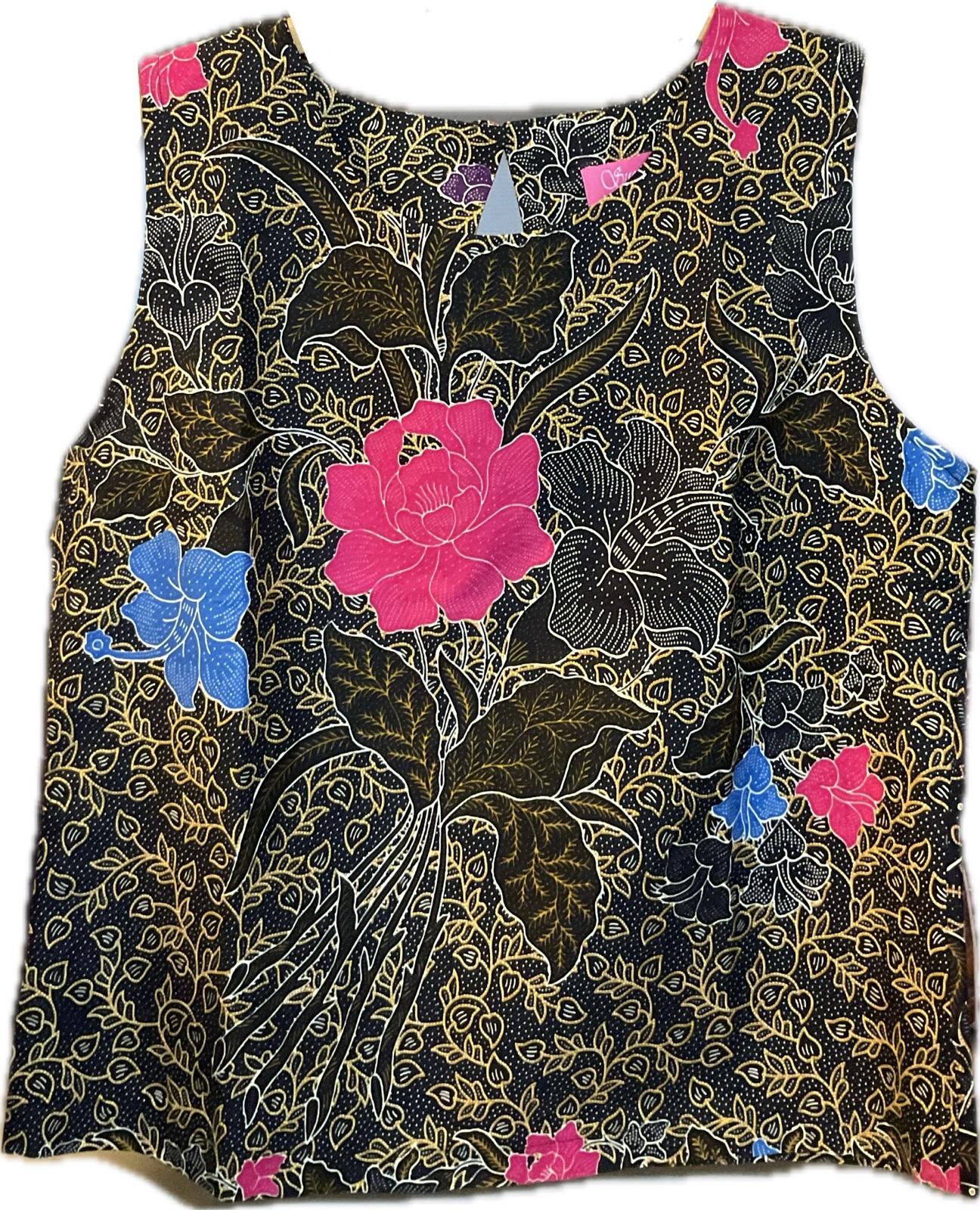 Ladies Batik Top LBT-XL-BLACK-L1111005
