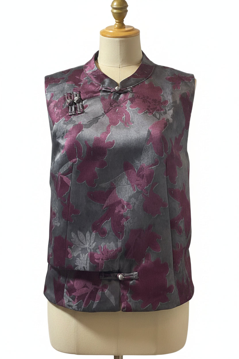 Ladies Top LBT-M-GREY/RED-M11001