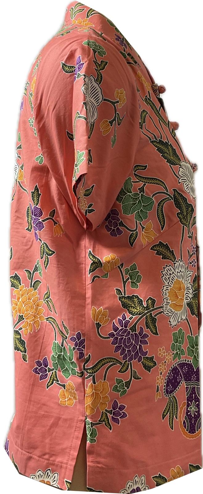 Ladies Batik Top LBT-M-PEACH-N11001