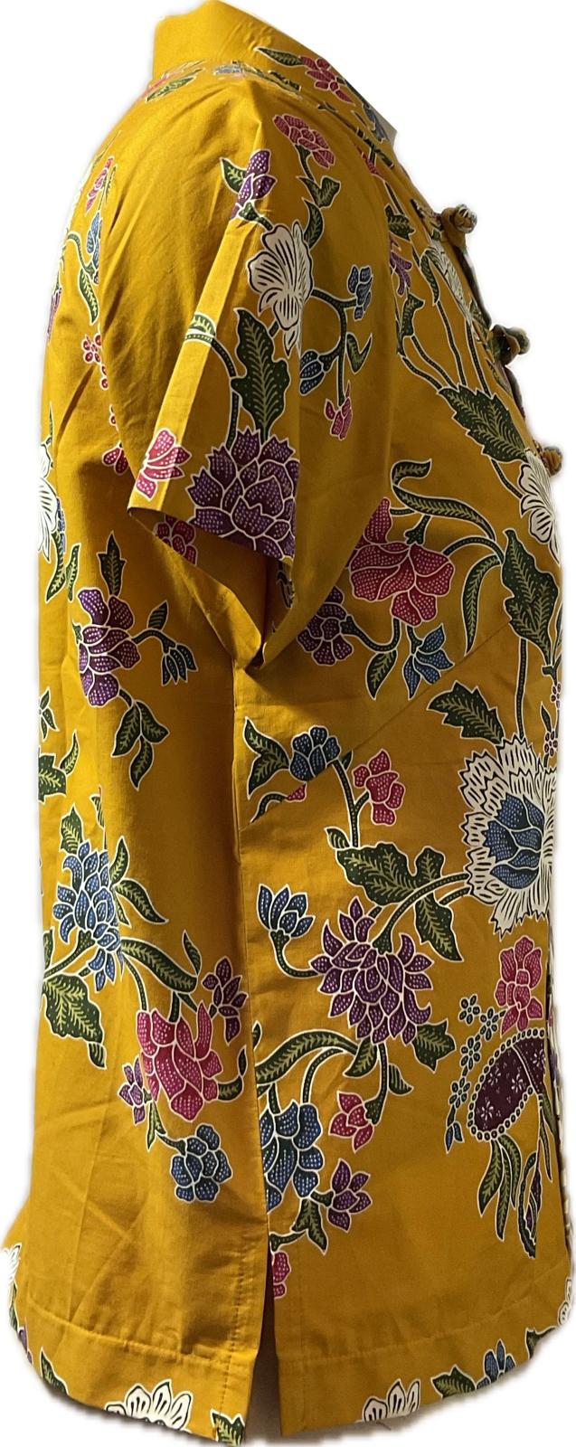 Ladies Batik Top LBT-M-YELLOW-N11003