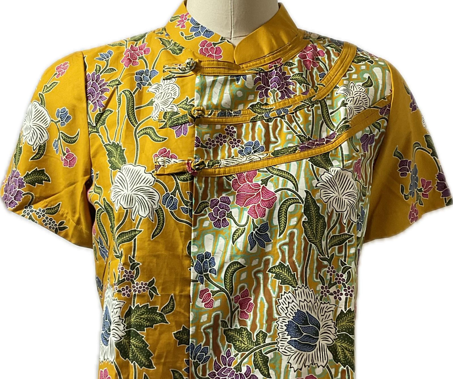 Ladies Batik Top LBT-M-YELLOW-N11003