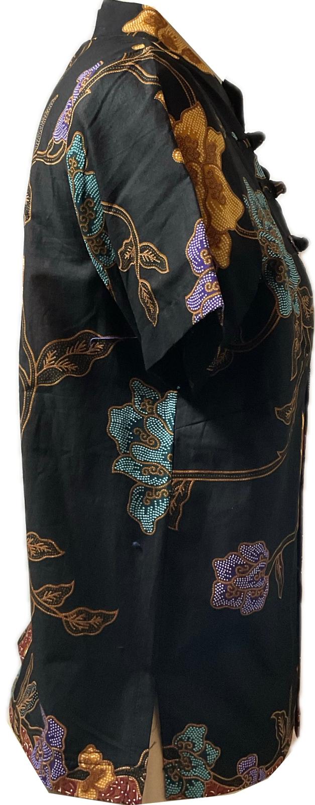 Ladies Batik Top LBT-M-BLACK-N11004