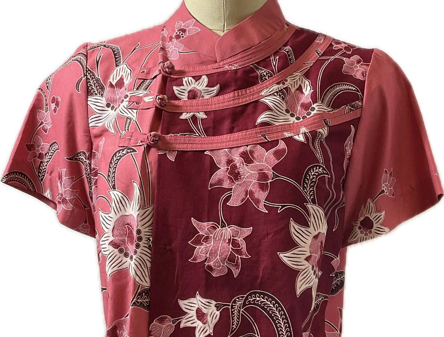 Ladies Batik Top LBT-L-PINK-N111003