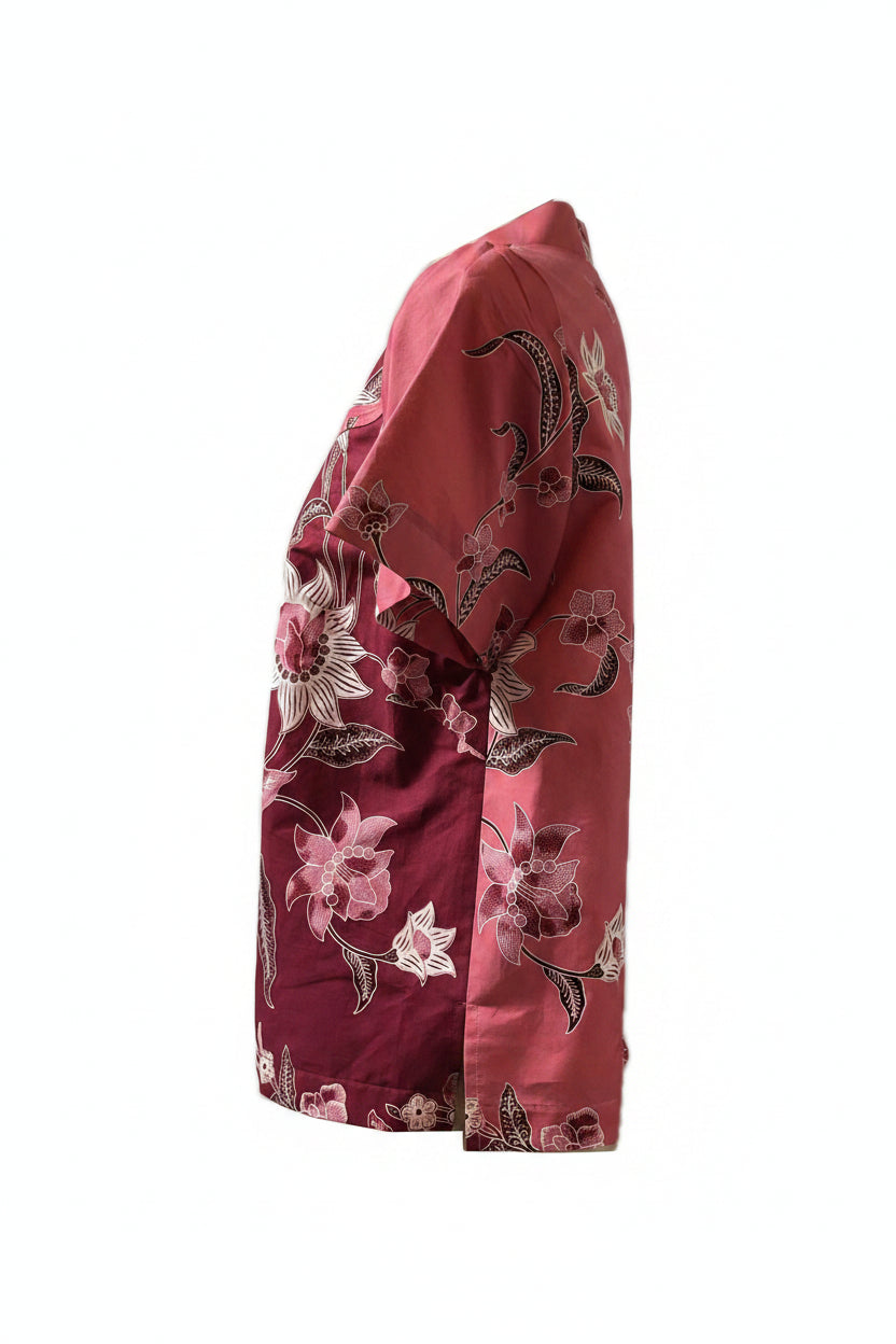 Ladies Batik Top LBT-L-PINK-N111003
